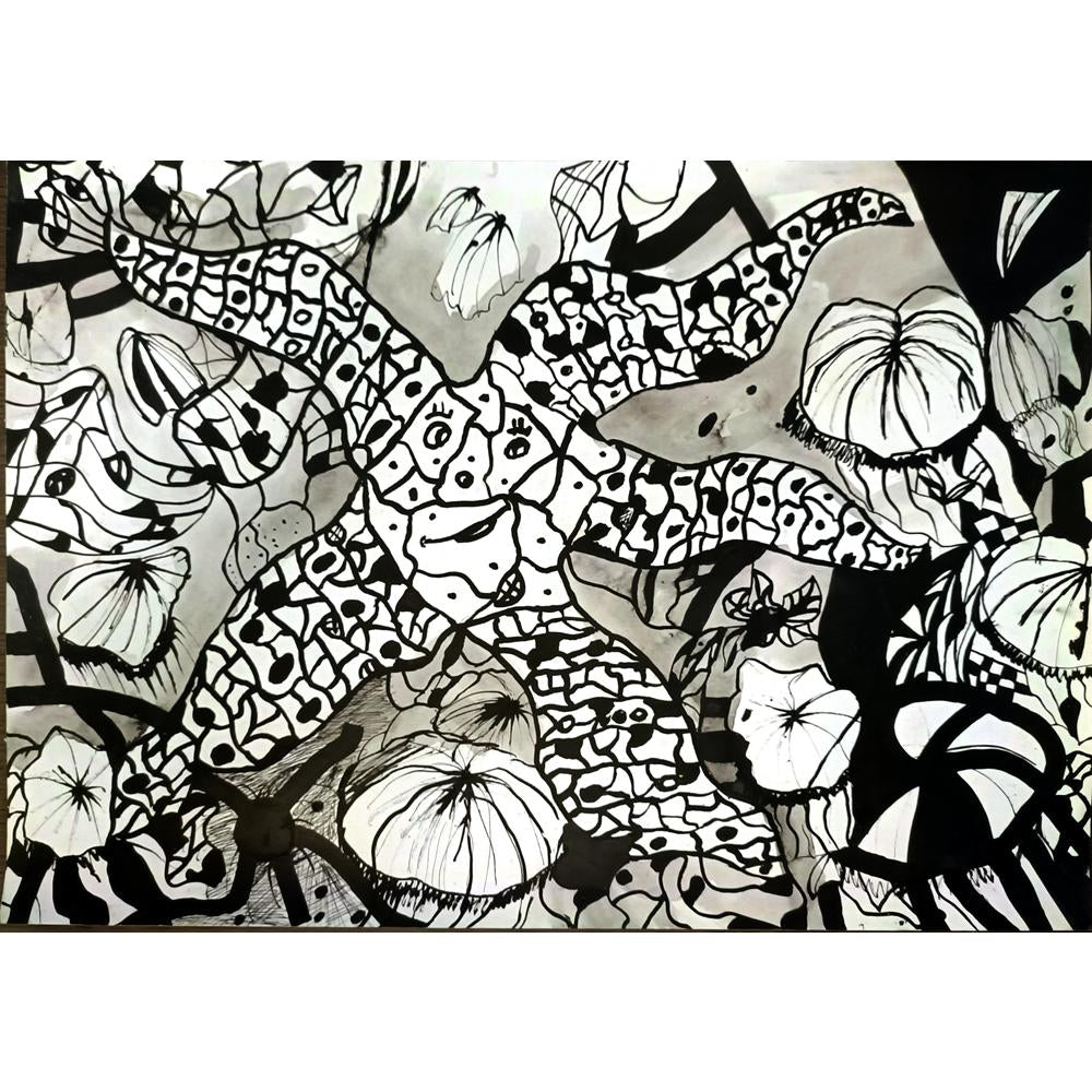 Masha Kalesh 43x30cm Orijinal Karikatür BOD05106