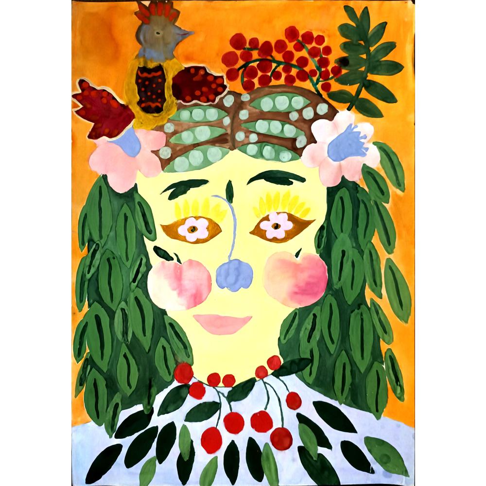 Kate Beskostya 43x30cm Orijinal Karikatür BOD05108