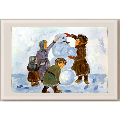 Helen Sherstneva 43x30cm Orijinal Karikatür BOD05116