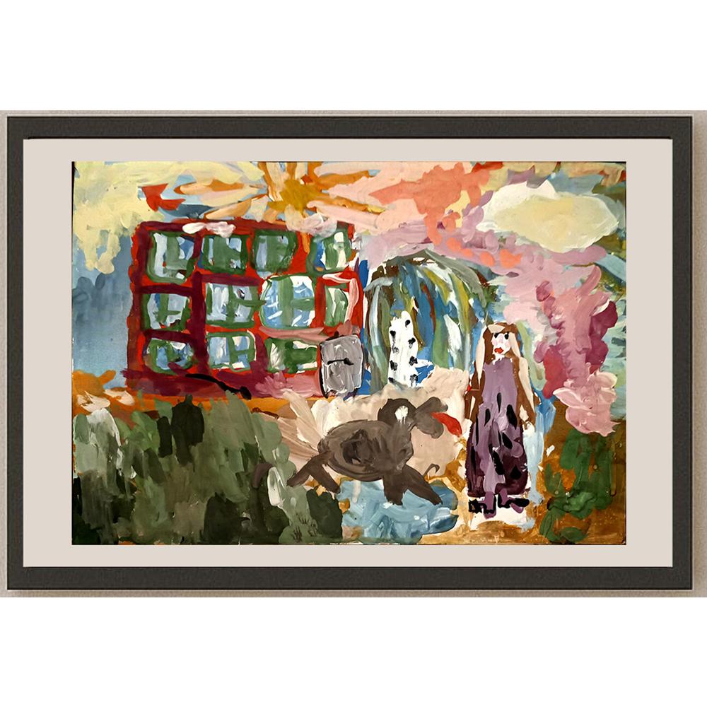 Olya Egorcina 43x30cm Orijinal Karikatür BOD05117