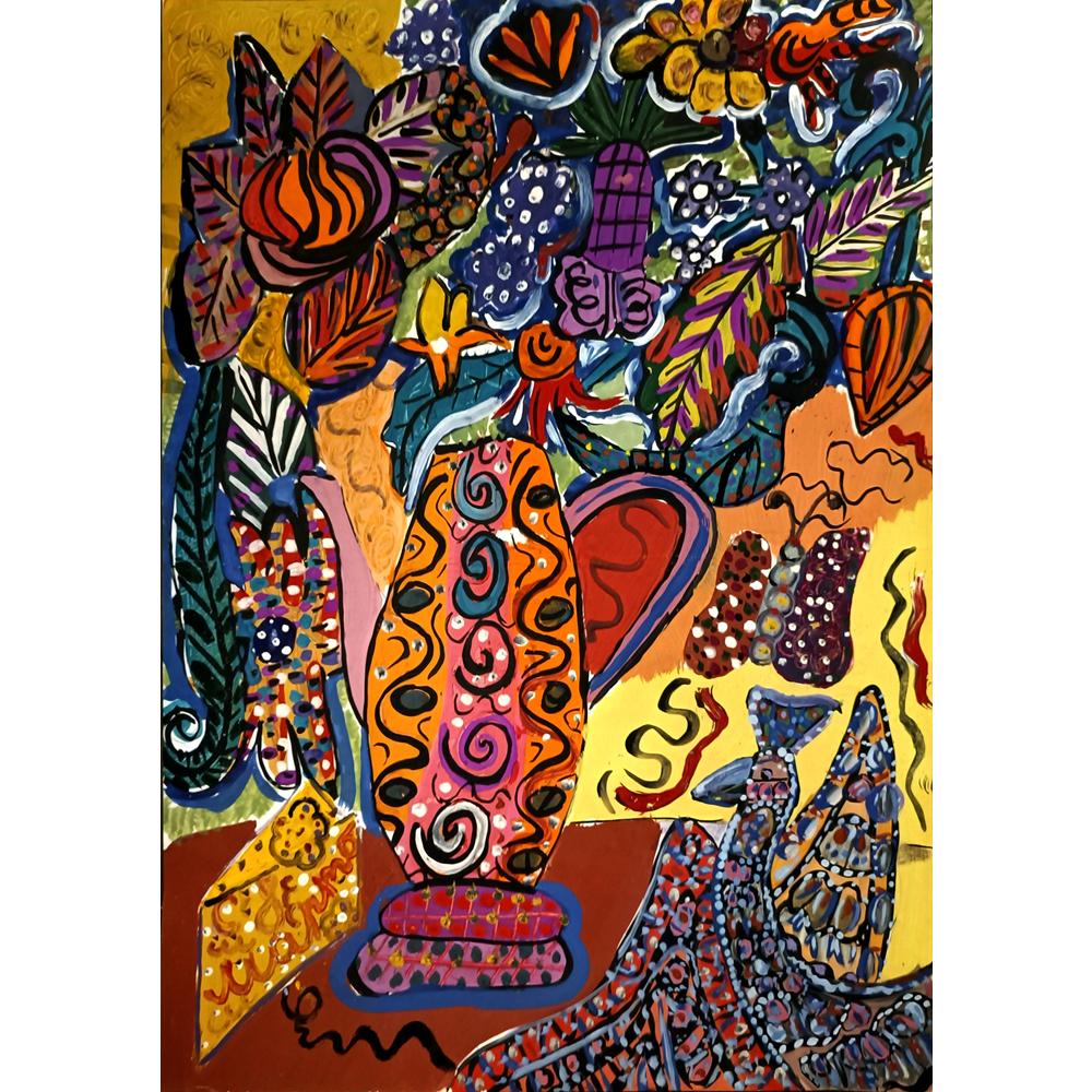 Ann Bondereva 43x30cm Orijinal Karikatür BOD05128