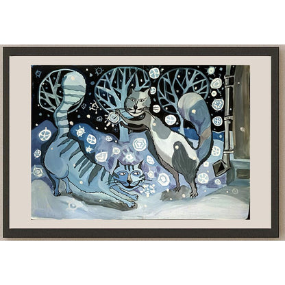 Yullia Yanchillenko 43x30cm Orijinal Karikatür BOD05130