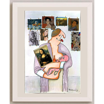 Bacoulis Serafim 29x21cm Orijinal Karikatür BOD05136