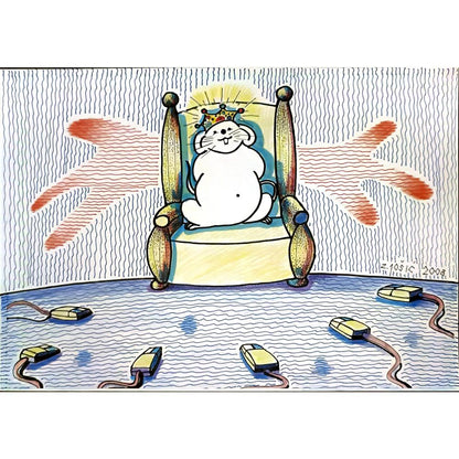 Zoran Josic 29x21cm Orijinal Karikatür BOD05147