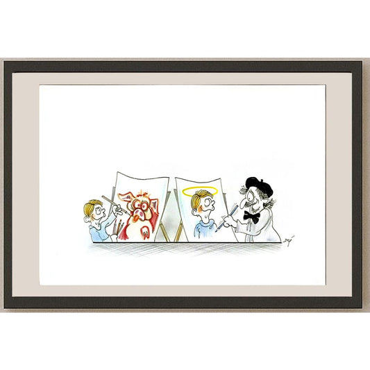 Dre Mathijs 29x21cm Orijinal Karikatür BOD05148