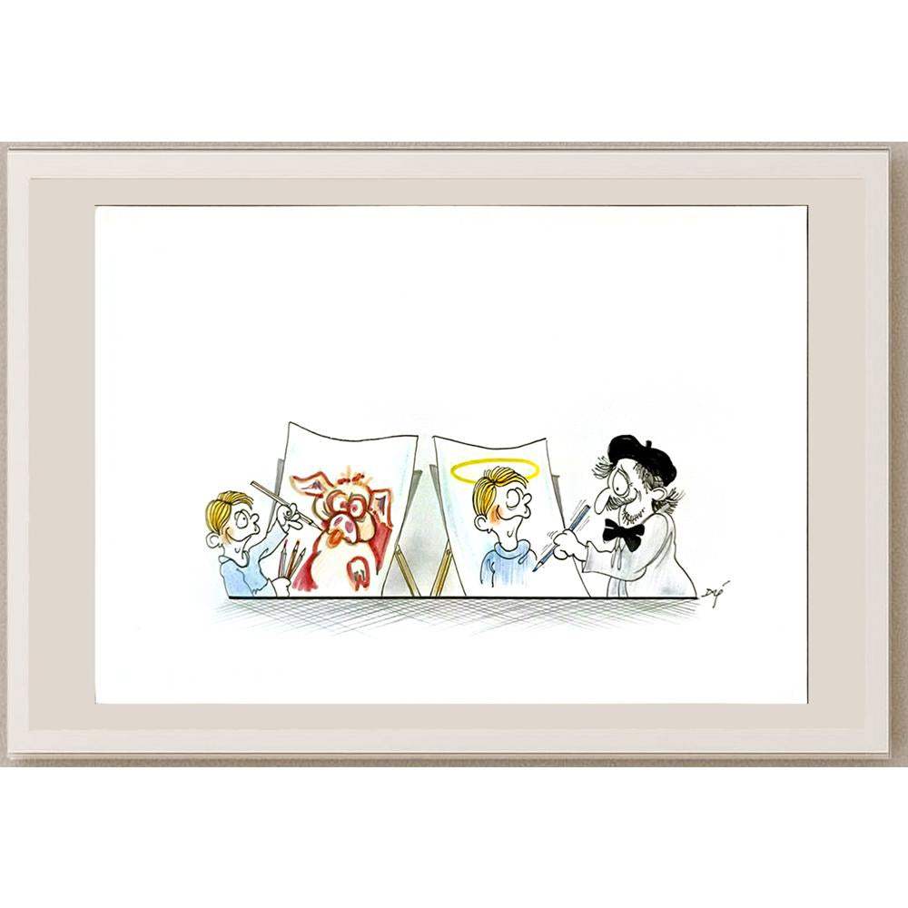 Dre Mathijs 29x21cm Orijinal Karikatür BOD05148