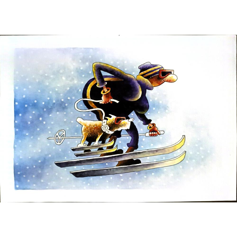 Konstantin Kazanchev 29x21cm Orijinal Karikatür BOD05151