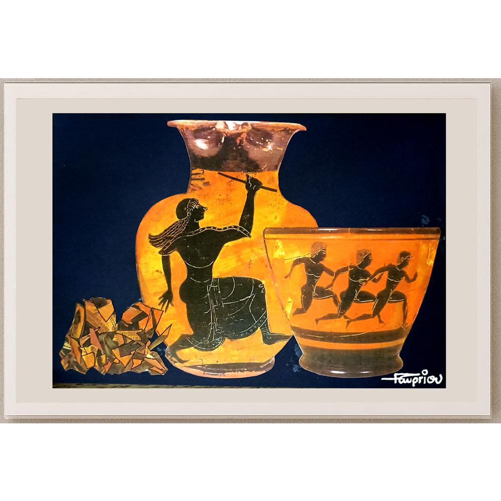 Grigoris Georgiou 29x21cm Orijinal Karikatür BOD05152