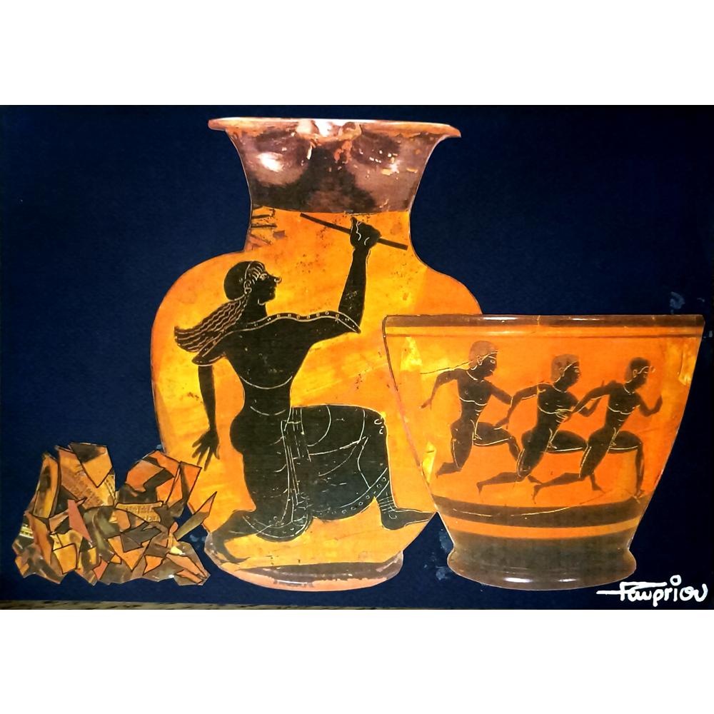 Grigoris Georgiou 29x21cm Orijinal Karikatür BOD05152