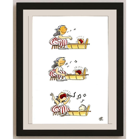 Ba Bilig 29x21cm Orijinal Karikatür BOD05153