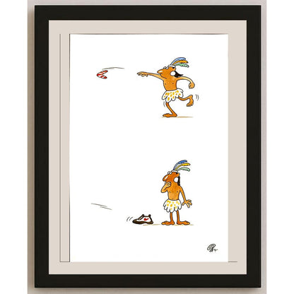 Ba Bilig 29x21cm Orijinal Karikatür BOD05154