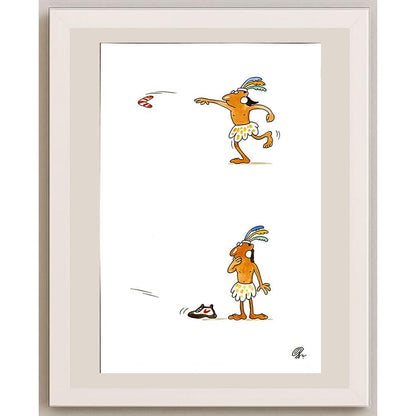 Ba Bilig 29x21cm Orijinal Karikatür BOD05154