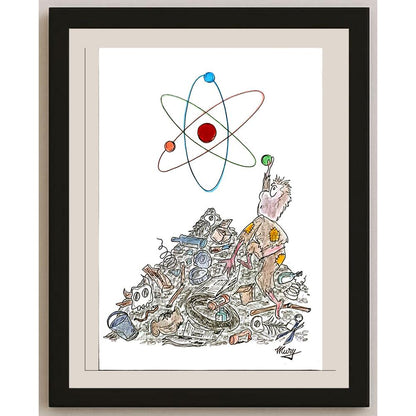 Petru Mureşan 29x21cm Orijinal Karikatür BOD05155
