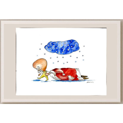 Malgorzata Gnys Wysocka 29x21cm Orijinal Karikatür BOD05164