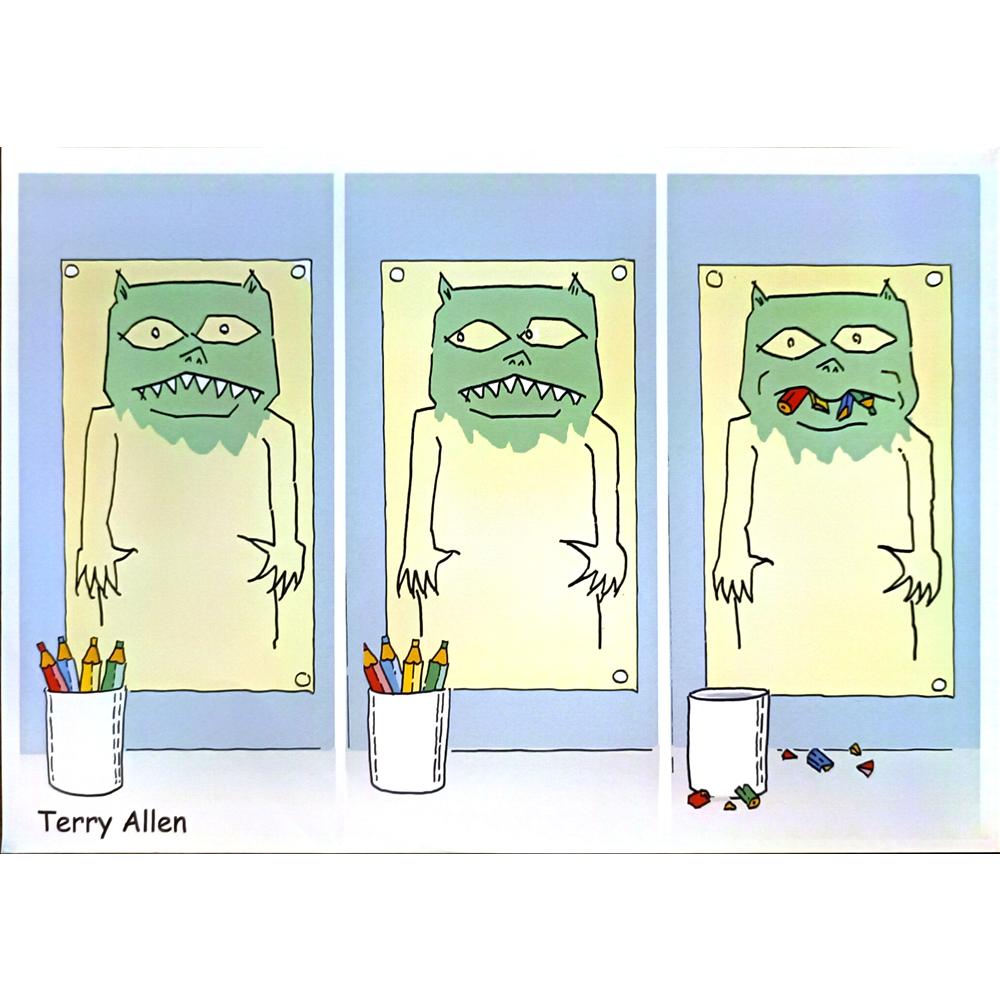 Terence Allen 29x21cm Orijinal Karikatür BOD05165