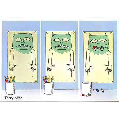 Terence Allen 29x21cm Orijinal Karikatür BOD05165