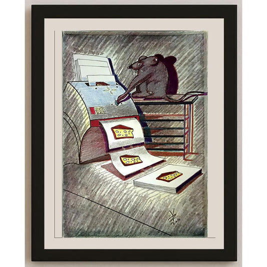 Zoran Josic 29x21cm Orijinal Karikatür BOD05170