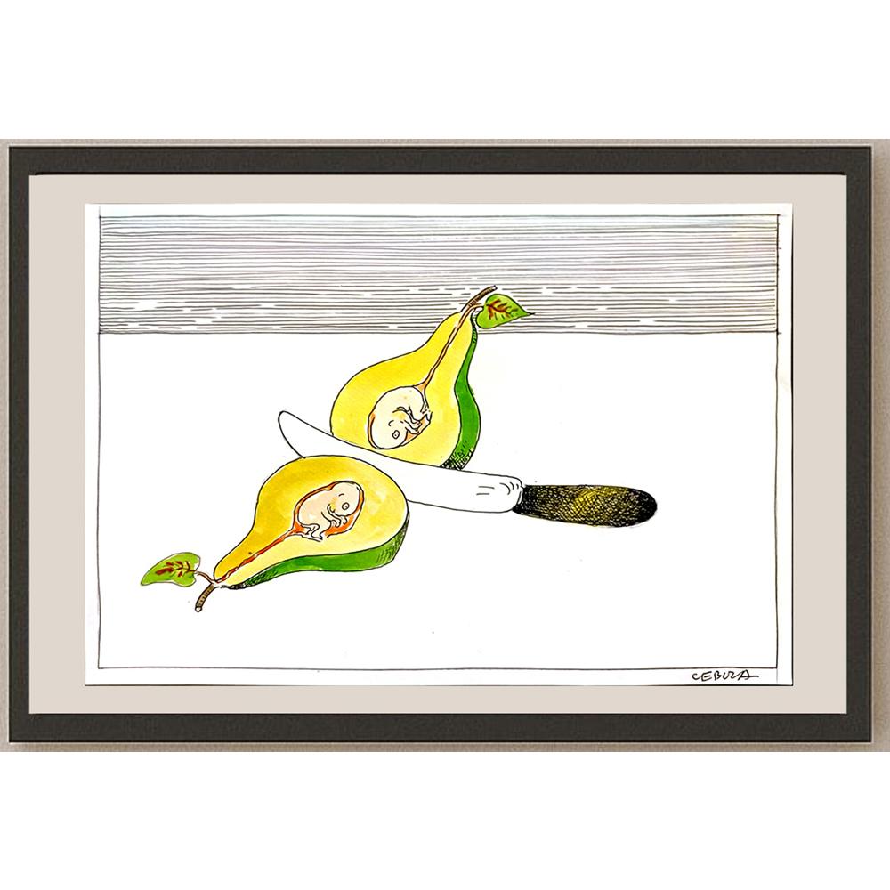 Henryk Cebula 29x21cm Orijinal Karikatür BOD05178