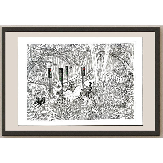 Luc Desheemaeker 33x21cm Orijinal Karikatür BOD05186