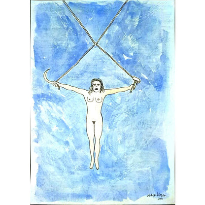 Zlatko Krstevski 29x21cm Orijinal Karikatür BOD05188