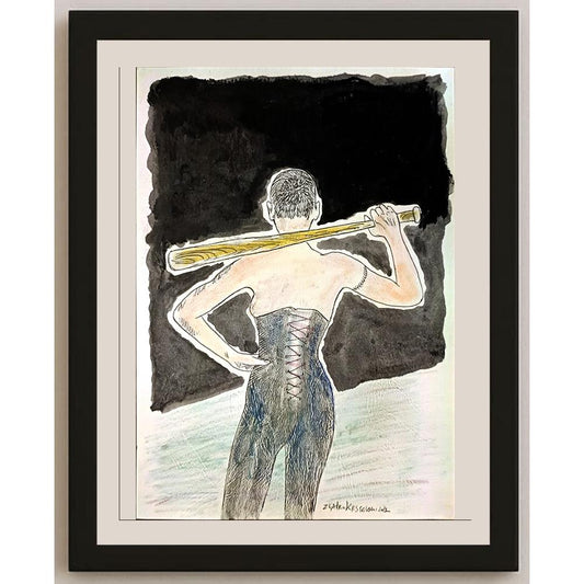 Zlatko Krstevski 29x21cm Orijinal Karikatür BOD05189