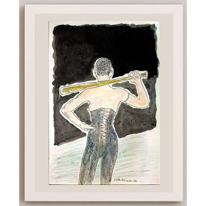 Zlatko Krstevski 29x21cm Orijinal Karikatür BOD05189