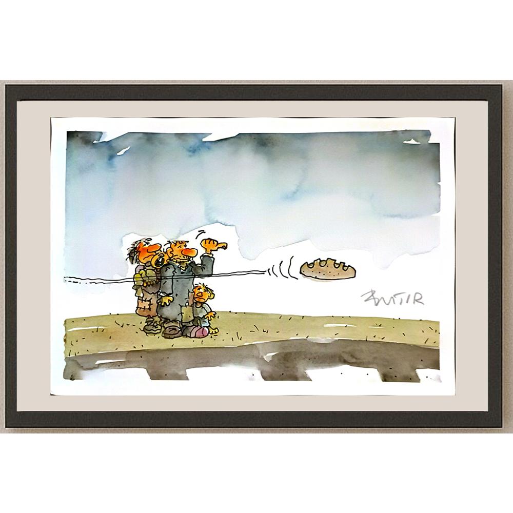 Slobodan Butir 29x21cm Orijinal Karikatür BOD05194