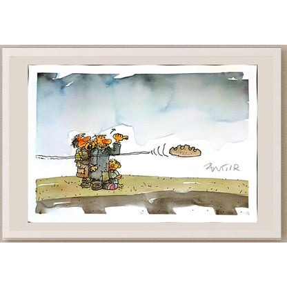 Slobodan Butir 29x21cm Orijinal Karikatür BOD05194