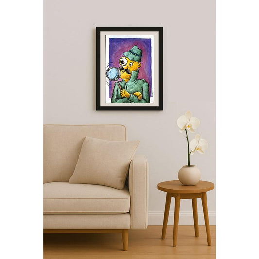 Abbas Naaseri 29x21cm Orijinal Karikatür BOD05202