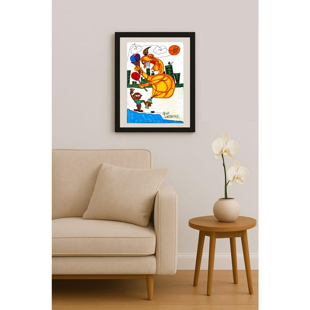 Omay Seddek Mostafa 29x21cm Orijinal Karikatür BOD05204