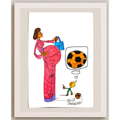 Omay Seddek Mostafa 29x21cm Orijinal Karikatür BOD05206