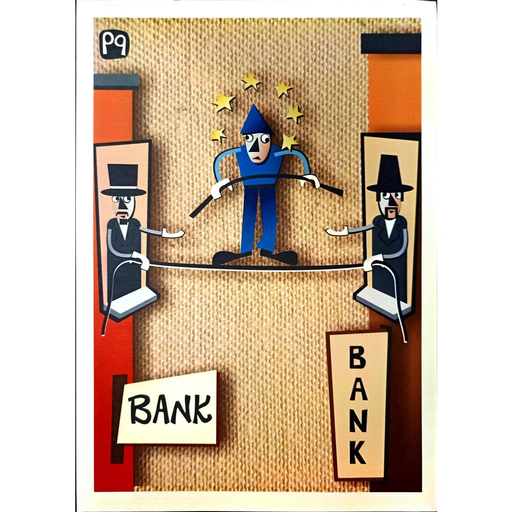 Pawel Strzelczyk 29x21cm Orijinal Karikatür BOD05208