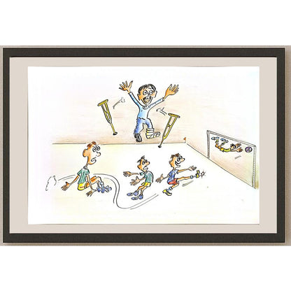 İsmail Tortamış 29x21cm Orijinal Karikatür BOD05216