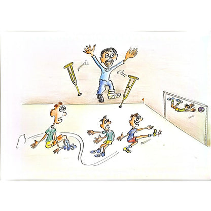 İsmail Tortamış 29x21cm Orijinal Karikatür BOD05216
