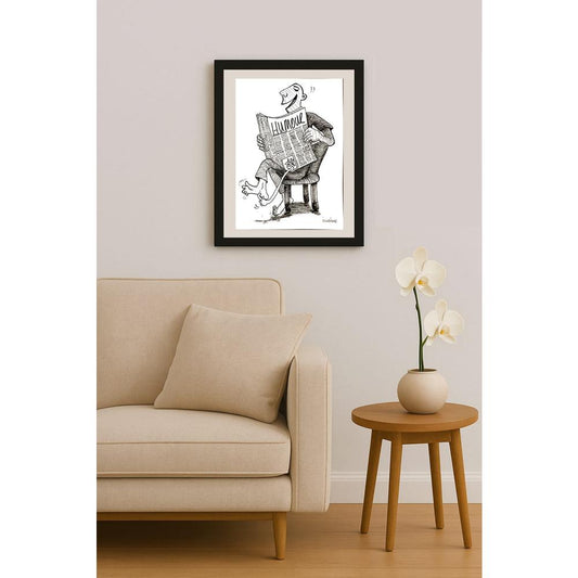 İsmail Kar 29x21cm Orijinal Karikatür BOD05219