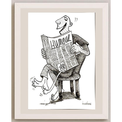 İsmail Kar 29x21cm Orijinal Karikatür BOD05219