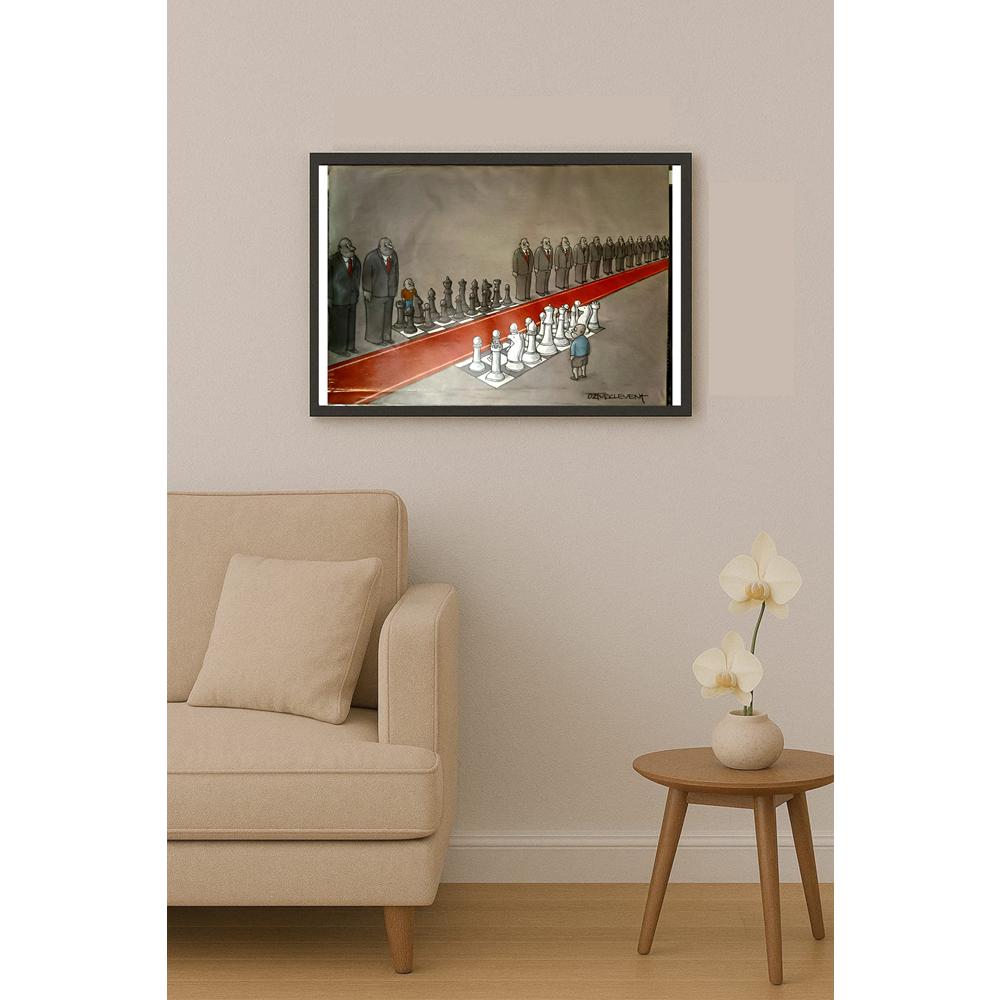 Ahmet Öztürklevent 29x21cm Orijinal Karikatür BOD05221