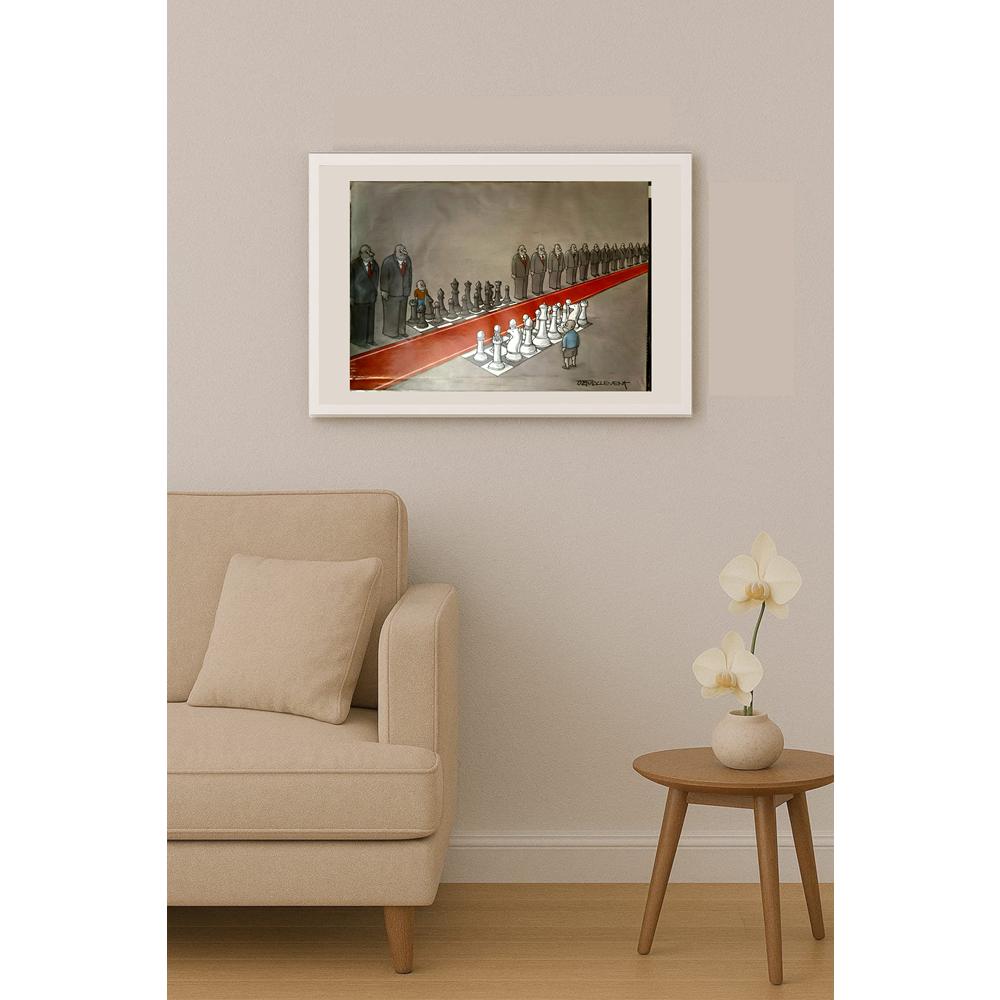 Ahmet Öztürklevent 29x21cm Orijinal Karikatür BOD05221