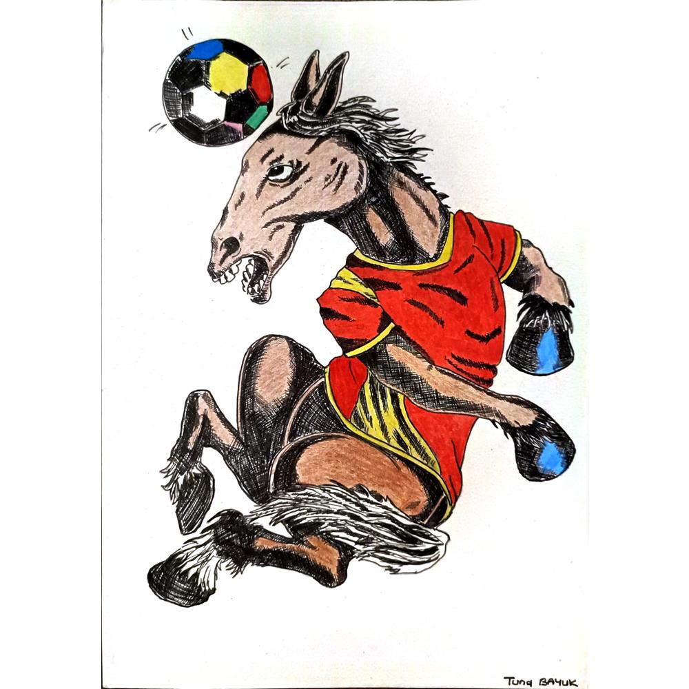 Tuna Bayuk 29x21cm Orijinal Karikatür BOD05226