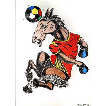 Tuna Bayuk 29x21cm Orijinal Karikatür BOD05226