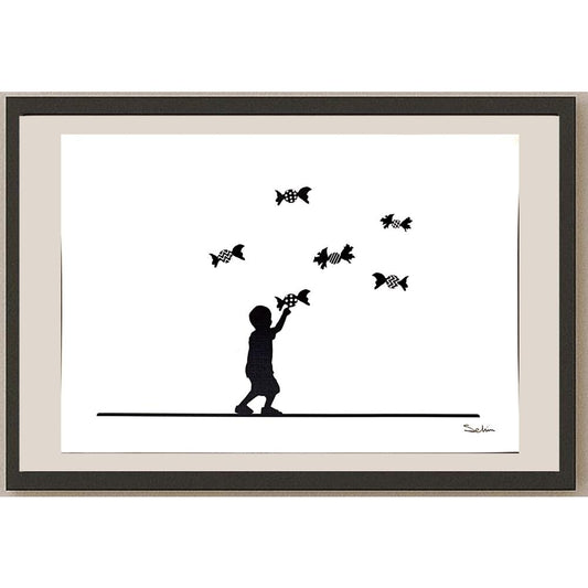 Selim Tanrıseven 29x21cm Orijinal Karikatür BOD05230