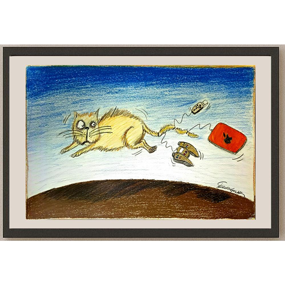 Erdem Çolak 29x21cm Orijinal Karikatür BOD05232