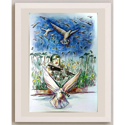 Fırat Barut 29x21cm Orijinal Karikatür BOD05235