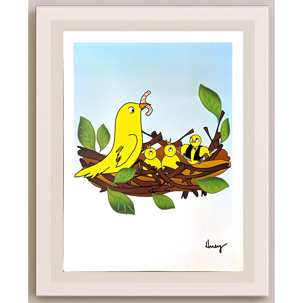Huey Nguyen Huu 29x21cm Orijinal Karikatür BOD05241