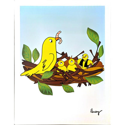 Huey Nguyen Huu 29x21cm Orijinal Karikatür BOD05241