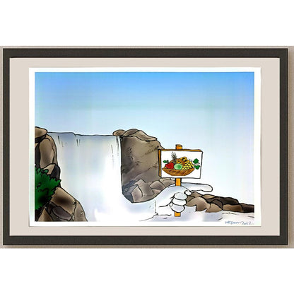 Wesam Khalil 29x21cm Orijinal Karikatür BOD05246
