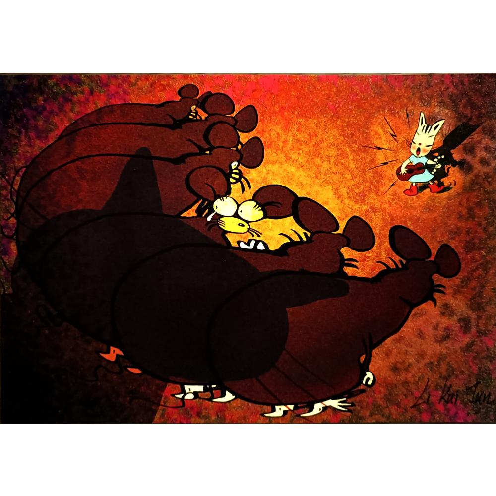 Li Kui Jun 29x21cm Orijinal Karikatür BOD05257