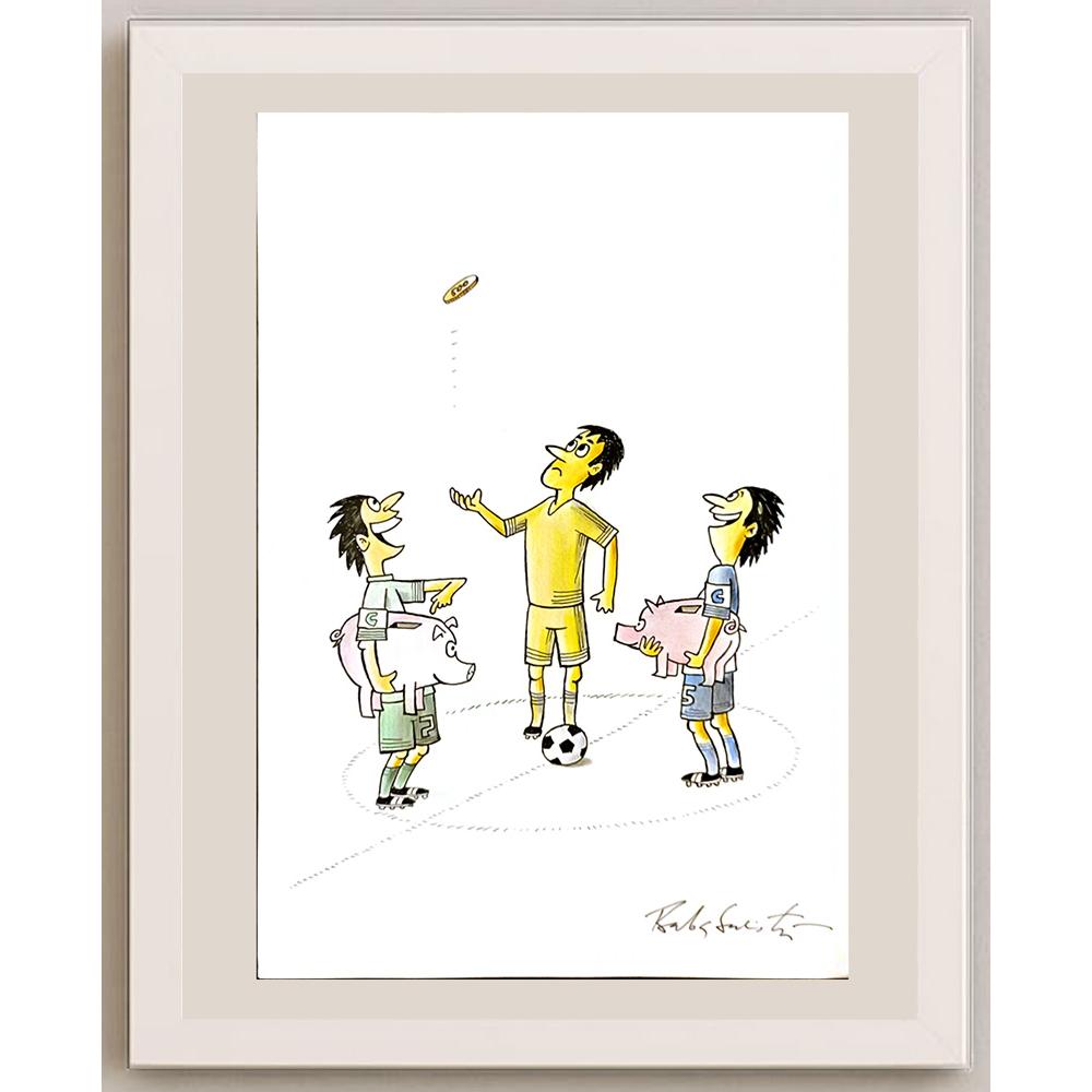 Bambang Sulistyo 29x21cm Orijinal Karikatür BOD05260