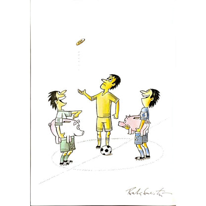 Bambang Sulistyo 29x21cm Orijinal Karikatür BOD05260