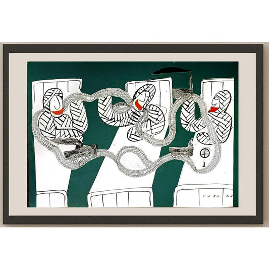 Malgorzata Tabaka 29x21cm Orijinal Karikatür BOD05269